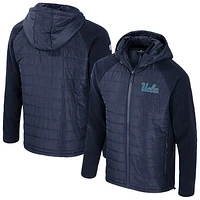 Men's Colosseum  Navy UCLA Bruins Block The Sun Full-Zip Hooded Jacket