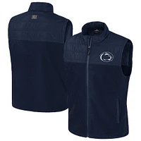 Men's Colosseum  Navy Penn State Nittany Lions Block The Sun Full-Zip Vest