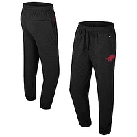 Men's Colosseum Black Arkansas Razorbacks Revolution Jogger Pants