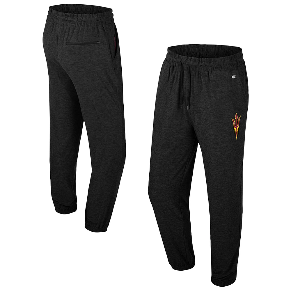 Men's Colosseum Black Arizona State Sun Devils Revolution Jogger Pants