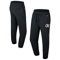 Men's Colosseum Black Georgia Tech Yellow Jackets Revolution Jogger Pants