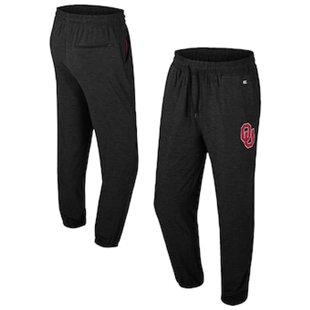 Men's Colosseum Black Oklahoma Sooners Revolution Jogger Pants