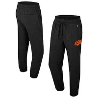 Men's Colosseum Black Oklahoma State Cowboys Revolution Jogger Pants