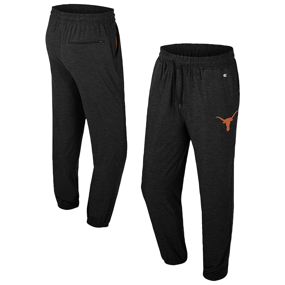 Men's Colosseum Black Texas Longhorns Revolution Jogger Pants