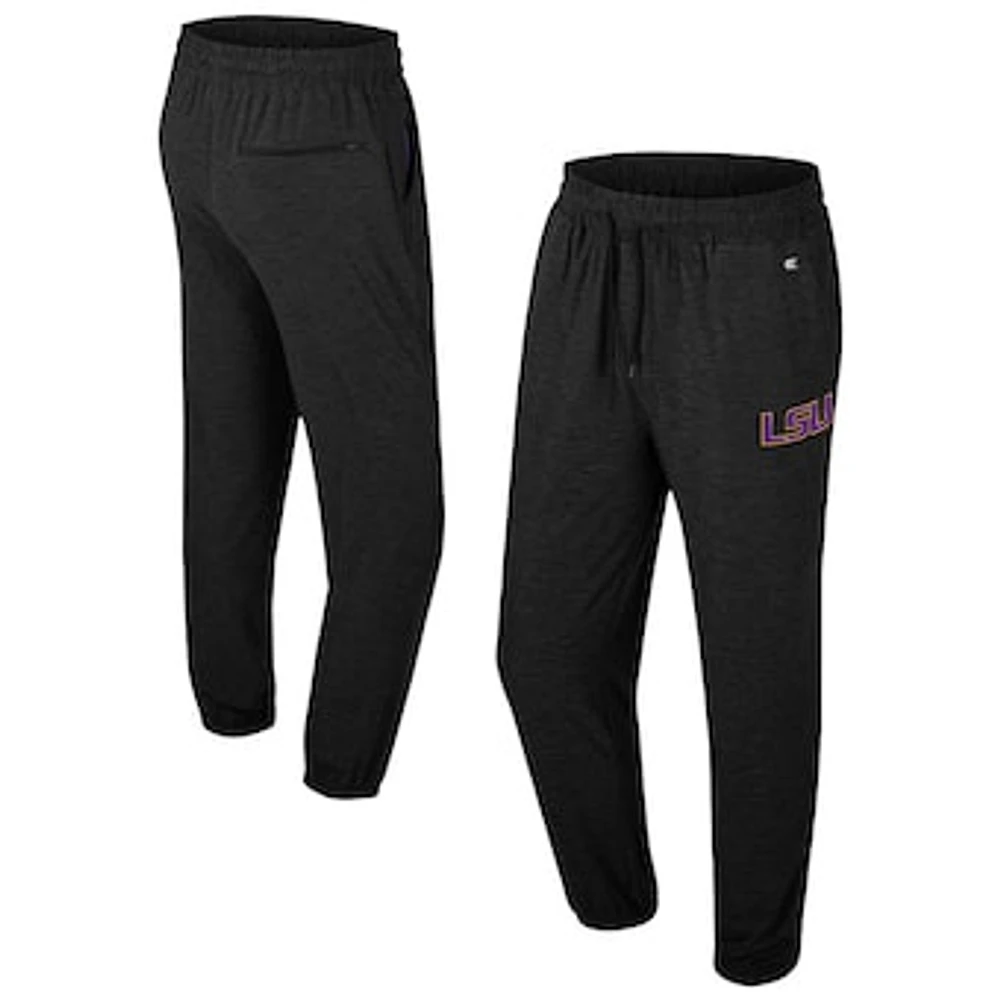 Men's Colosseum Black LSU Tigers Revolution Jogger Pants