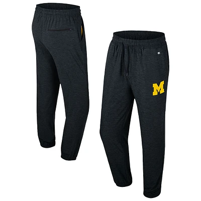 Men's Colosseum Black Michigan Wolverines Revolution Jogger Pants