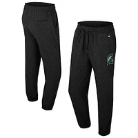 Men's Colosseum Black Michigan State Spartans Revolution Jogger Pants