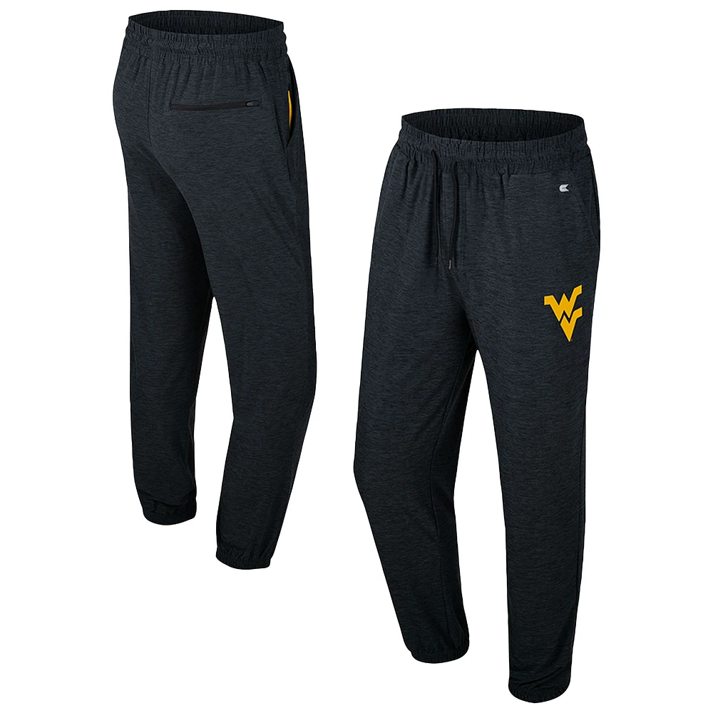 Men's Colosseum Black West Virginia Mountaineers Revolution Jogger Pants