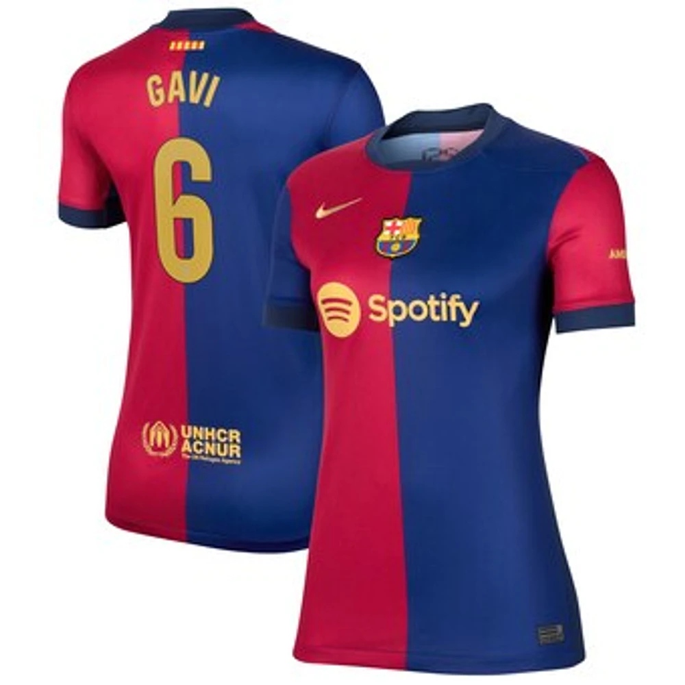 Women's Nike Gavi Royal Barcelona 2024/25 Home Replica Player Jersey