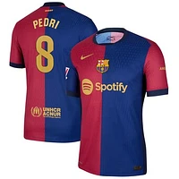 Men's Nike Pedri Royal Barcelona 2024/25 Home Authentic Player Jersey