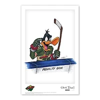 Daffy Duck Minnesota Wild 11" x 17" Looney Tunes Poster Print
