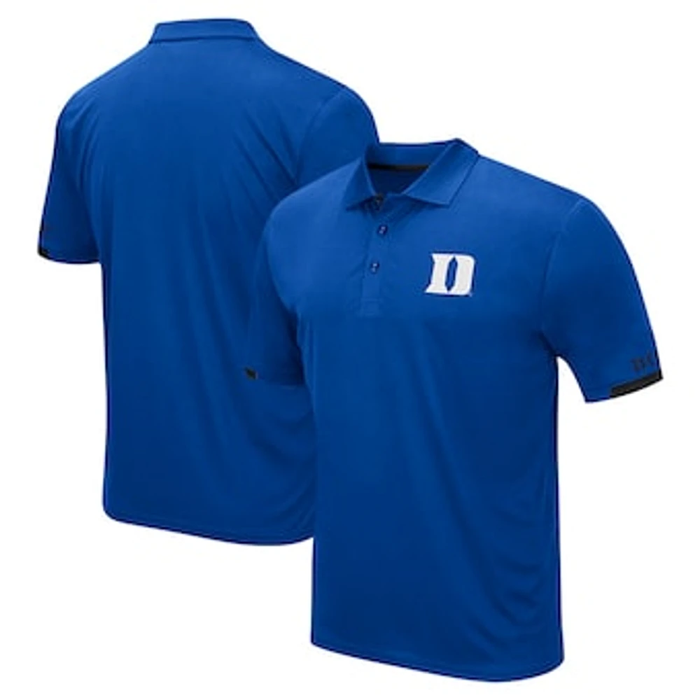 Men's Colosseum Royal Duke Blue Devils Santry Polo