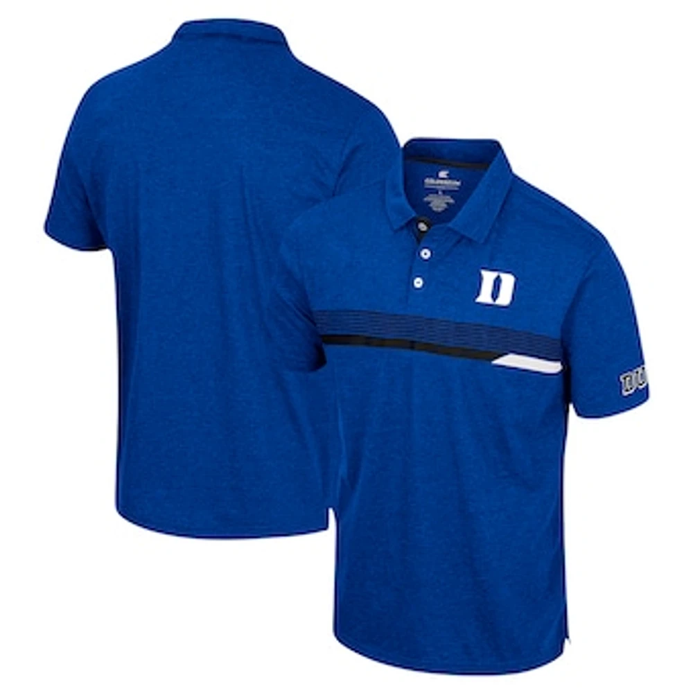 Men's Colosseum Royal Duke Blue Devils No Problemo Polo