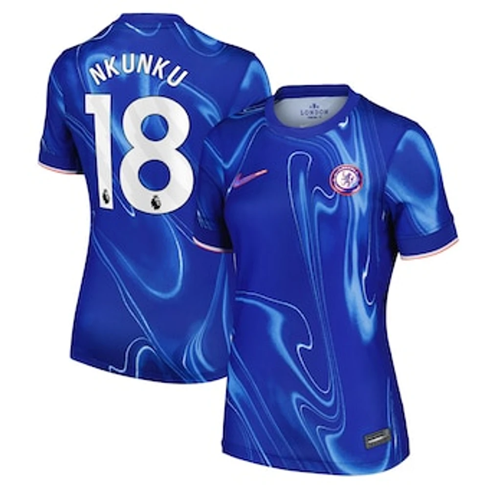 Women's Nike Christopher Nkunku Blue Chelsea 2024/25 Home Replica Player Jersey