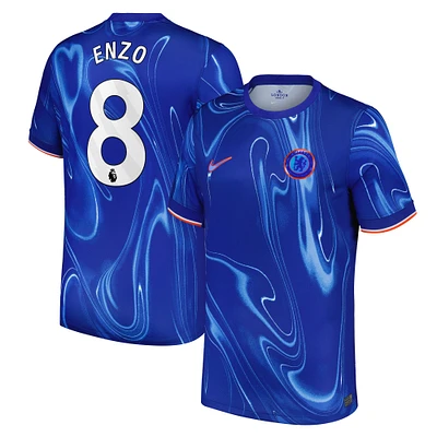 Men's Nike Enzo Fernández Blue Chelsea 2024/25 Home Replica Player Jersey