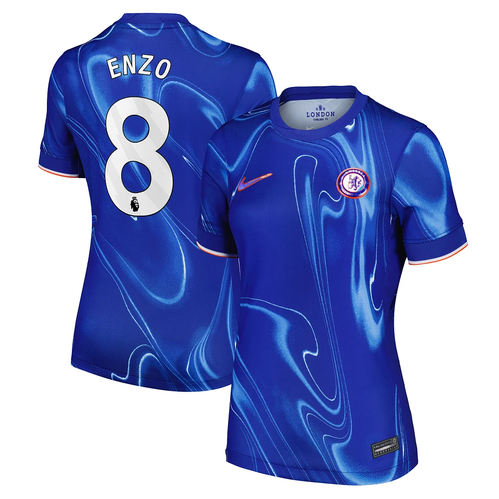 Women's Nike Enzo Fernández Blue Chelsea 2024/25 Home Replica Player Jersey