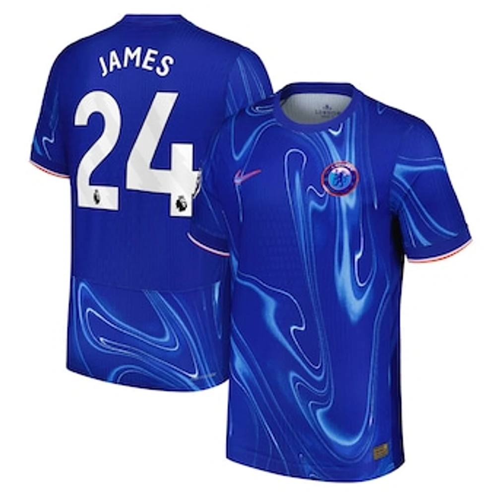 Men's Nike Reece James Blue Chelsea 2024/25 Home Authentic Player Jersey