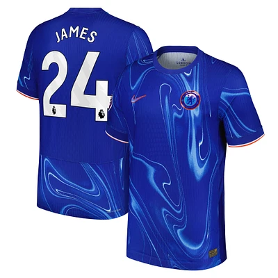 Men's Nike Reece James Blue Chelsea 2024/25 Home Authentic Player Jersey