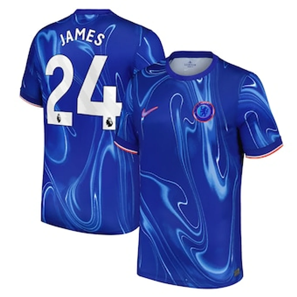 Men's Nike Reece James Blue Chelsea 2024/25 Home Replica Player Jersey