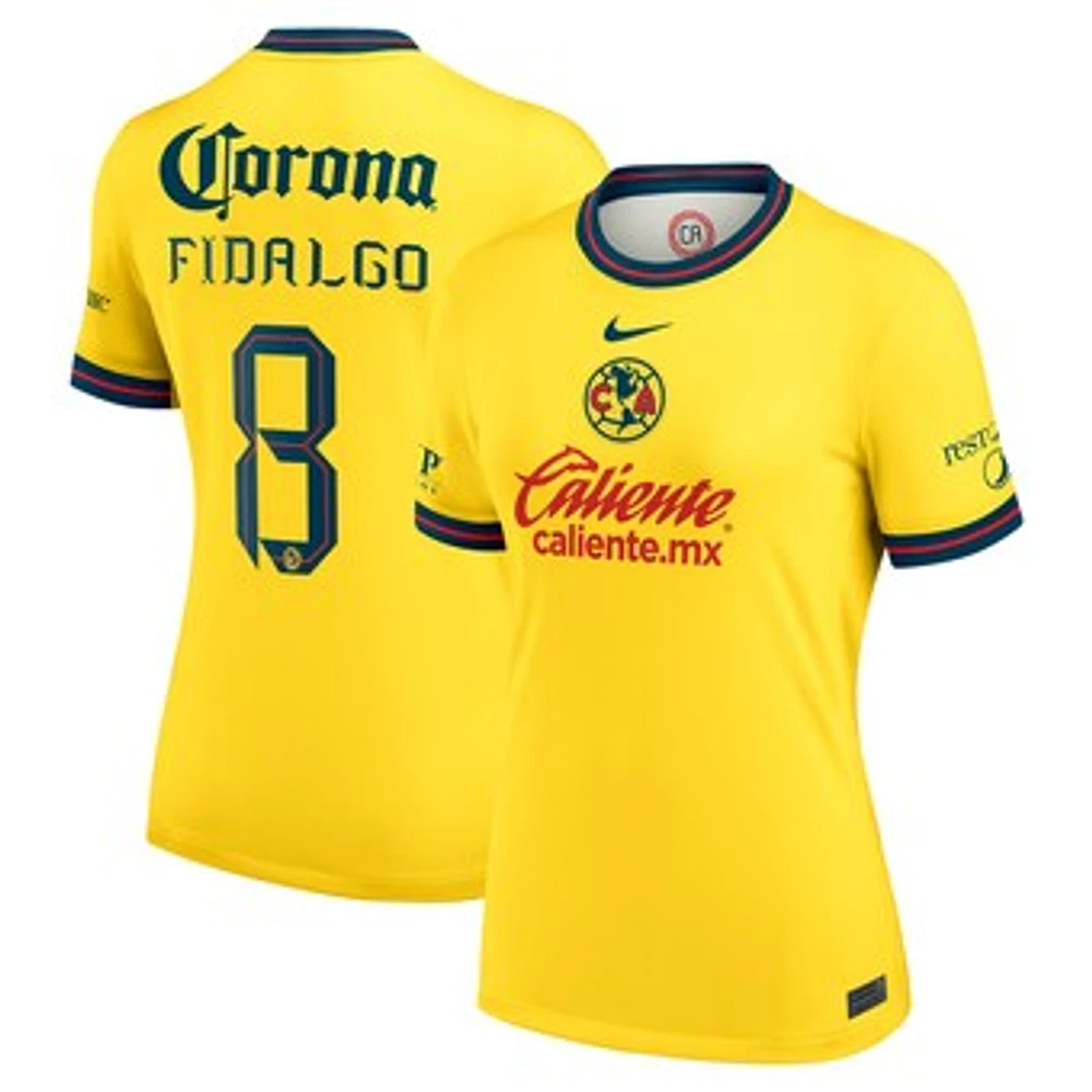 Women's Nike Álvaro Fidalgo Yellow Club America 2024/25 Home Replica Player Jersey