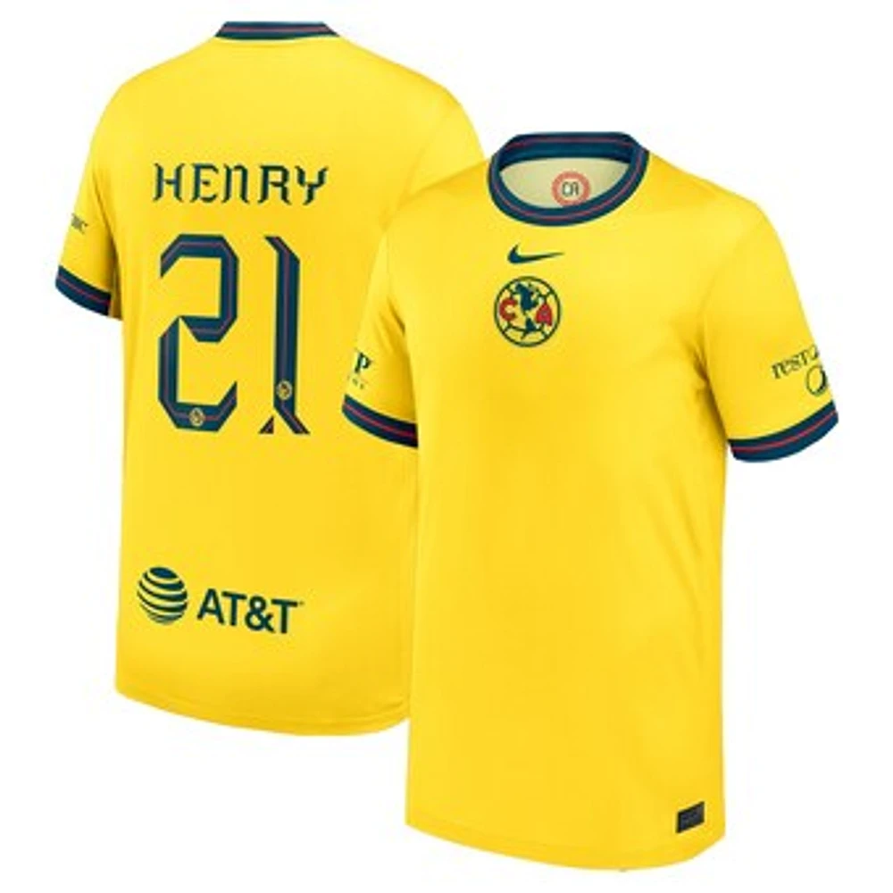 Youth Nike Henry Martin Yellow Club America 2024/25 Home Replica Player Jersey