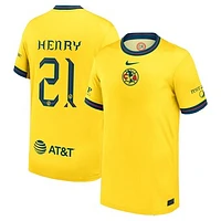 Youth Nike Henry Martin Yellow Club America 2024/25 Home Replica Player Jersey