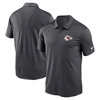 Men's Nike Anthracite Kansas City Chiefs Franchise Performance Polo