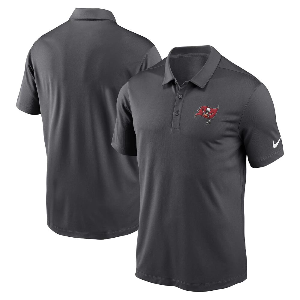 Men's Nike Anthracite Tampa Bay Buccaneers Franchise Performance Polo