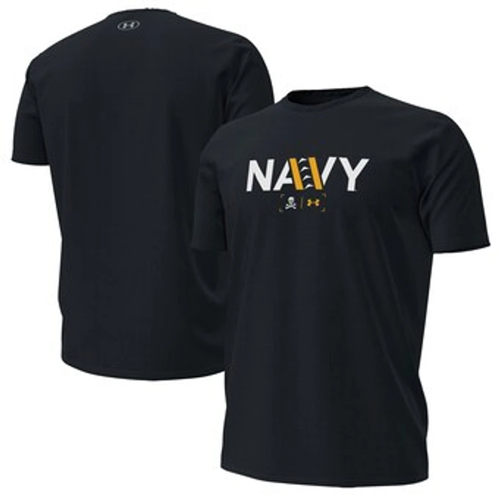 Men's Under Armour Navy Midshipmen 2024 Rivalry Performance T-Shirt