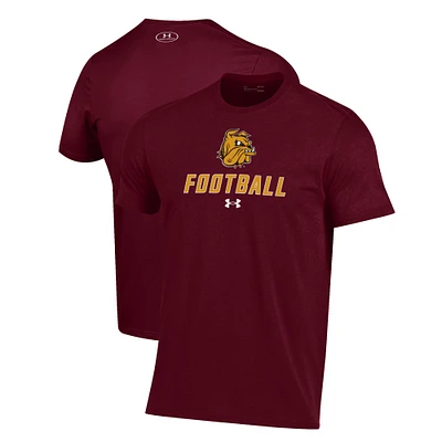 Men's Under Armour Maroon Minnesota Duluth Bulldogs Football Performance T-Shirt