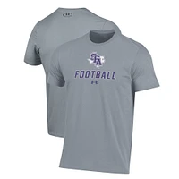 Men's Under Armour Grey Stephen F Austin Lumberjacks Football Performance T-Shirt