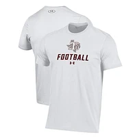 Men's Under Armour White Texas Southern Tigers Football Performance T-Shirt