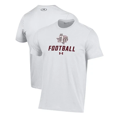 Men's Under Armour White Texas Southern Tigers Football Performance T-Shirt