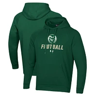 Men's Under Armour Colorado State Rams Football Rival Fleece Pullover Hoodie