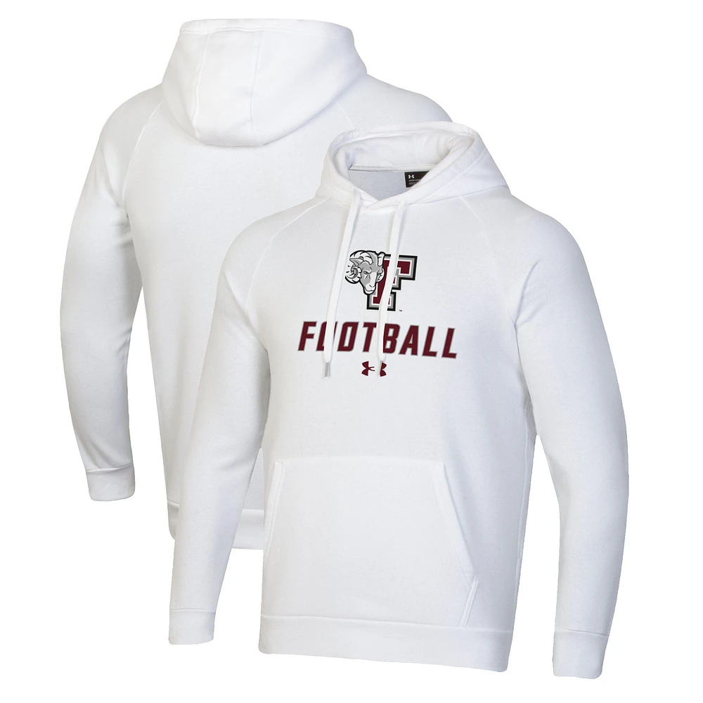 Men's Under Armour Fordham Rams Football Rival Fleece Pullover Hoodie