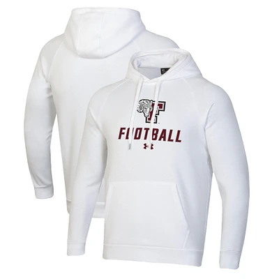Men's Under Armour Fordham Rams Football Rival Fleece Pullover Hoodie
