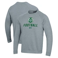 Men's Under Armour Colorado State Rams Football Rival Fleece Raglan Pullover Sweatshirt