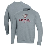 Men's Under Armour Fordham Rams Football Rival Fleece Raglan Pullover Sweatshirt