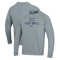 Men's Under Armour Moravian Greyhounds Football Rival Fleece Raglan Pullover Sweatshirt