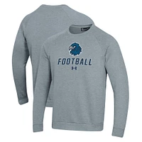 Men's Under Armour Monmouth Hawks Football Rival Fleece Raglan Pullover Sweatshirt