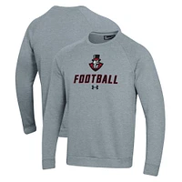 Men's Under Armour Austin Peay State Governors Football Rival Fleece Raglan Pullover Sweatshirt