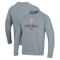 Men's Under Armour Texas Southern Tigers Football Rival Fleece Raglan Pullover Sweatshirt