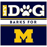 Imperial Michigan Wolverines My Dog Barks For Wall Art