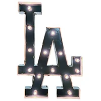 Imperial  Los Angeles Dodgers 24" x 16.5" Lighted Logo Recycled Metal Sign