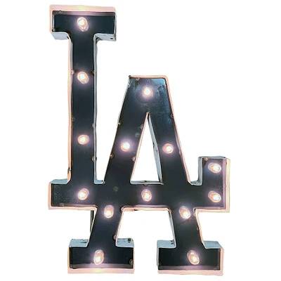 Imperial  Los Angeles Dodgers 24" x 16.5" Lighted Logo Recycled Metal Sign