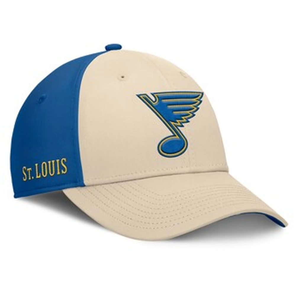 Men's Fanatics Cream/Blue St. Louis Blues 2025 NHL Winter Classic Flex Hat