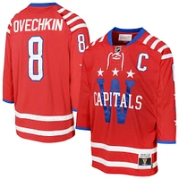 Youth Mitchell & Ness Alexander Ovechkin Red Washington Capitals 2015  Blue Line Player Jersey