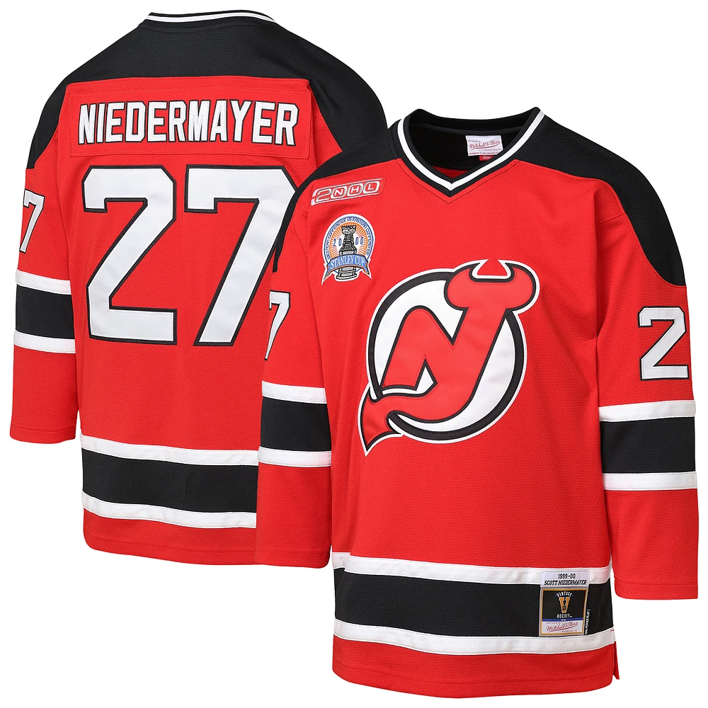 Youth Mitchell & Ness Scott Niedermayer Red New Jersey Devils  1999/00 Blue Line Player