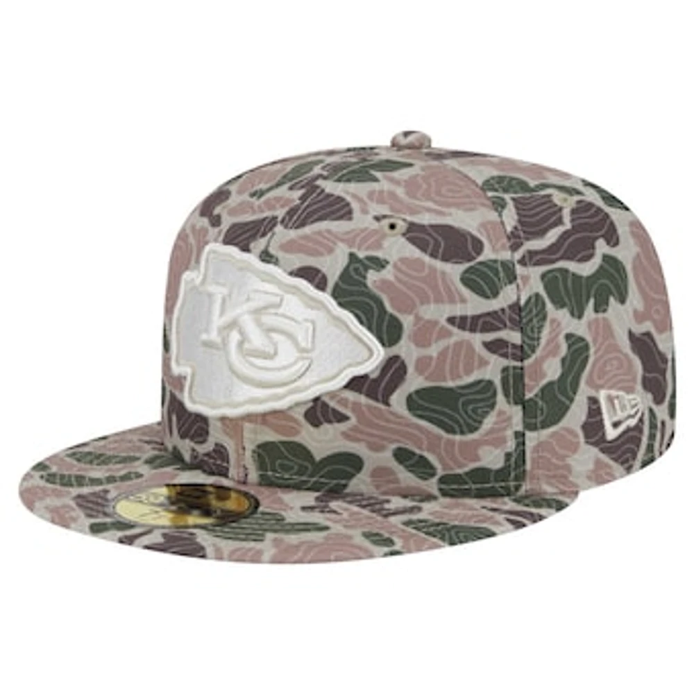 Men's New Era  Kansas City Chiefs Geo Camo 59FIFTY Fitted Hat