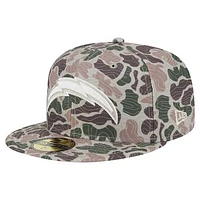 Men's New Era  Los Angeles Chargers Geo Camo 59FIFTY Fitted Hat